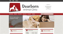 Desktop Screenshot of dearbornanimalclinic.net